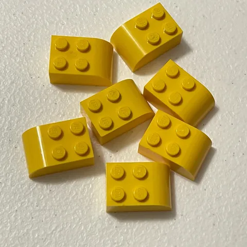 Lego 6215 Yellow Replacement Add-on Pieces Parts Lot of 7