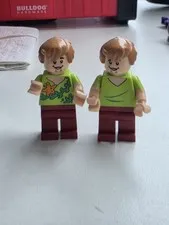 LEGO Scooby-Doo Shaggy Rogers Minifigure X2 With Dual Face 