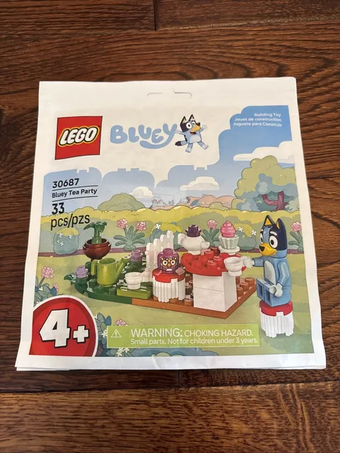 New/Factory Sealed 2025 Lego 30687 Bluey Tea Party Paperbag Set