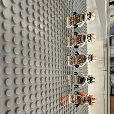 LEGO Star Wars Clone Trooper Minifigure Lot of 5 (White/Orange)212th
