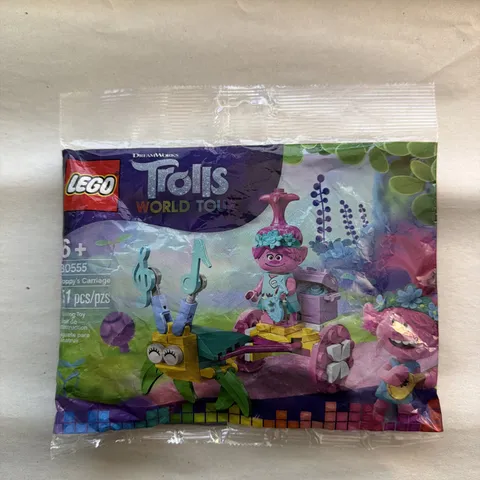 LEGO Trolls World Tour Poppy's Carriage 30555 51 Pcs Polybag Retired 2020