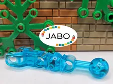(S18 / 8 / 12) LEGO Hero Factory 90607 Arm / Leg Leg Ball Joint Trans Blue