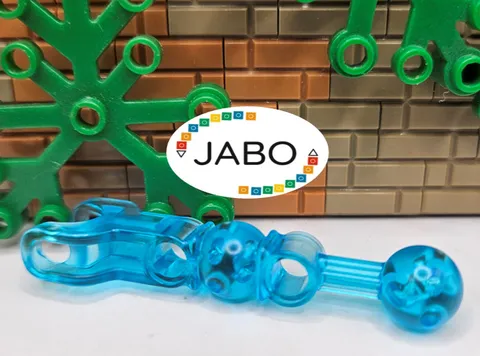 (S18 / 8 / 12) LEGO Hero Factory 90607 Arm / Leg Leg Ball Joint Trans Blue