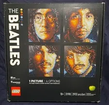 LEGO: The Beatles #31198, 4 Options, Complete with Pieces In Bags, Box & Instr