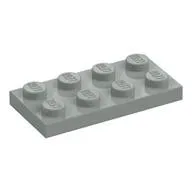 LEGO Part 3020 - Light Gray Plate 2 x 4