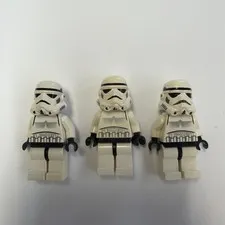 Lego Star Wars Stormtrooper Minifigure Lot Of 3