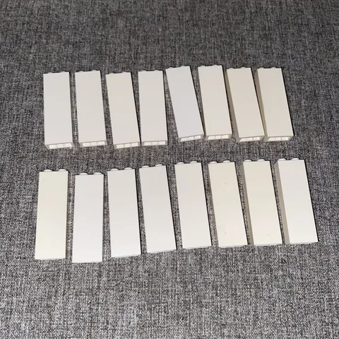 Lego 2454 Block Wall Pillar Columns 1x2x5  Lot of 16 White