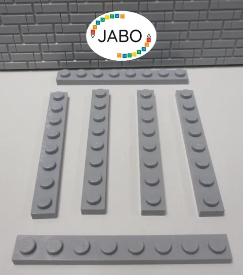 (J8/5/2) LEGO 6 x 3460 flat plate 1x8 new light grey
