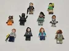 Lot of 10 Legos Random Various Mini Figs Avengers Jurassic Park Police & More