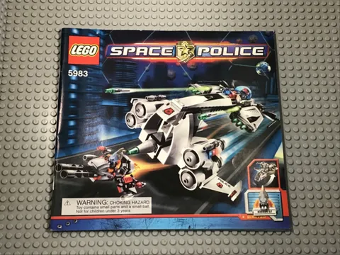 LEGO 5983 Undercover Cruiser Instructions — Space Police. Very Good Condition.