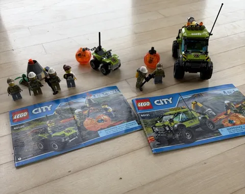 Lego City 60121, 60120 Volcano Exploration Truck
