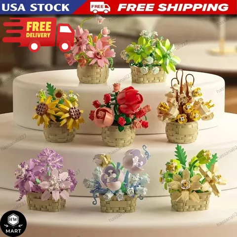 LEGO Icons Orchid Artificial Plant, Building Set with Flowers, Home Decor Gift