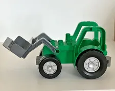 Lego duplo Vintage Green Farm Tractor