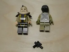 Lego Star Wars Minifigures Unkar Plutt & Teedo From Encounter On Jakku