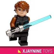 GENUINE LEGO STAR WARS Clone General Anakin Skywalker Minifig + Lightsaber NEW