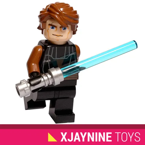 GENUINE LEGO STAR WARS Clone General Anakin Skywalker Minifig + Lightsaber NEW