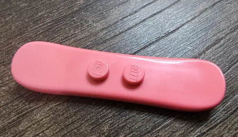 Lego New Coral Minifigure Utensil Snowboard Small Part