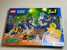 Lego City Stuntz Gift Set 3 in 1 With Free Lego Travel Case 66707 Sealed