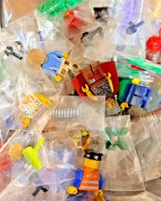 7.5lb LEGO Bulk Lot | PRE-SORTED & BAGGED | Technical Parts, Tiles, Minifig Tool