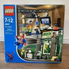 LEGO 4851 Spider-Man and Green Goblin The Origins In 2003 Marvel Block Toy w/Box
