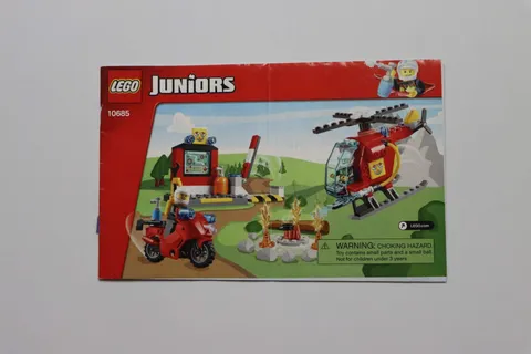 LEGO® City Juniors 10685 Fire Suitcase Instruction Manual Only!