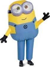 Disguise Bob Inflatable Minion Costume for Kids, Official Minions Halloween