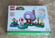 NIB~LEGO 77907~SUPER MARIO: TOAD'S SPECIAL HIDEAWAY~SEALED~EXPANSION~TOAD
