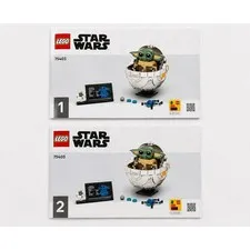 LEGO Star Wars 75403 Grogu Hover Pram Instruction Manuals Books 1 & 2 ONLY