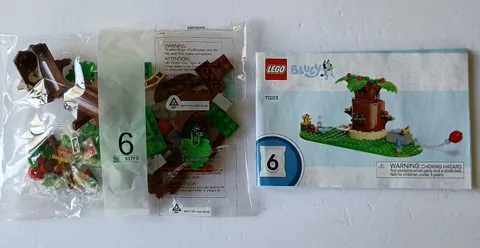 Lego Building Bluey's Family House 11203 Sealed # 6 Bag  Parts Only Manual