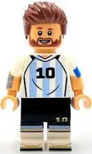Lego New Lionel Messi Argentina Minifigure Soccer Player Footballer