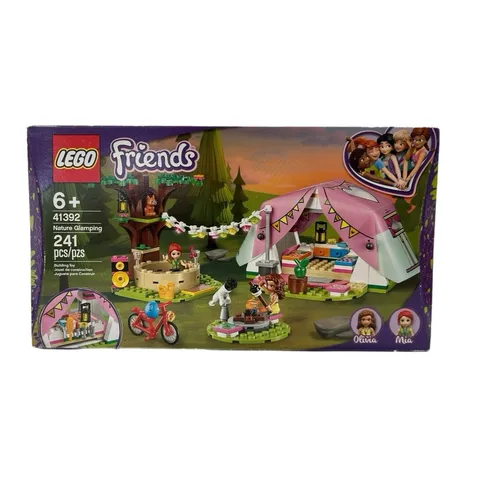 Lego Friends Nature Glamping Building Kit Mia Olivia #41392 RETIRED Brand new!