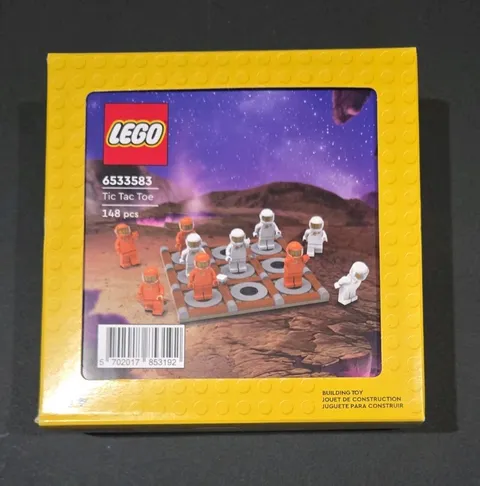 New Sealed Lego Insiders Tic Tac Toe Set 6533583 - Limited Edition Classic Space