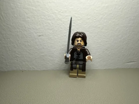 🔥LEGO🔥- Lord of the Rings lor017 Aragorn Dark Tan Legs Minifigure