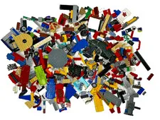Genuine LEGO Bulk Lot 2 Lbs Mixed Bricks Parts Pieces Random Assorted Wheels Blo