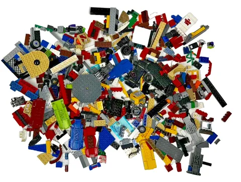 Genuine LEGO Bulk Lot 2 Lbs Mixed Bricks Parts Pieces Random Assorted Wheels Blo