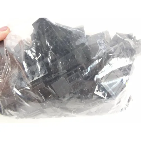 LEGO 1 LB Bulk Bricks Plates Black Excellent Mixed Building Parts Lot