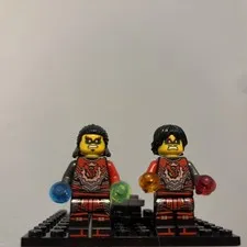 LEGO NINJAGO 15th Anniversary Time Twins Crux And Acronix Ninjago Old Town 71861