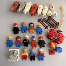 Vintage Lego Duplo Figures Characters Animal People