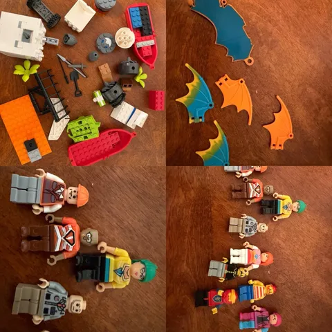 Assortment Of Lego Parts, Accessories,figures 