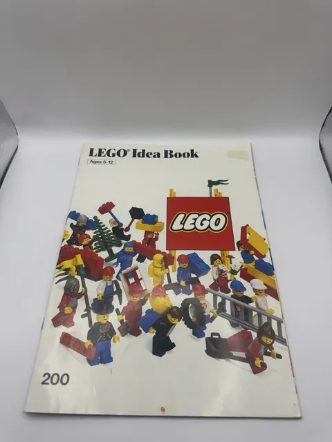 Vintage Lego Idea Book 200 No Stickers 1985 Booklet Only
