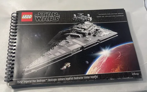 LEGO Star Wars 75252 Imperial Star Destroyer Illustrated Manual Booklet Only