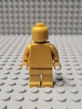 LEGO Minifigure - Basic Rose Gold / Pearl Color Statue 