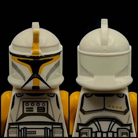 Lego Star Wars Clone Trooper Commander Misprint Minifigure Helmet Error