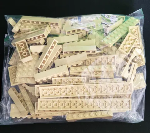 LEGO By The Pound Beige Bricks 9.6 oz Bag