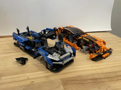 Lego technic Partials LOT: Chevrolet Corvette ZR1 42093 + McLaren Richard Mille