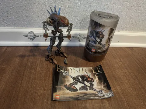 LEGO BIONICLE: Rahkshi Panrahk (8587). Complete, w/ Instructions & Canister