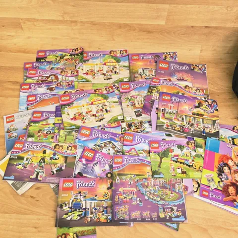 Lot Of 22 Lego Friends Instruction Booklets Manuals - Only The Books **NO TOYS**