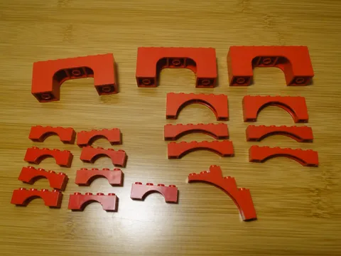 Lego Duplo Item Bridge Support Arch 2x8x2 Lot Misc Parts Pieces