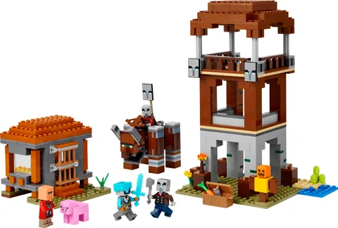 LEGO Minecraft The Pillager Outpost and Ravager 21278 New Sealed