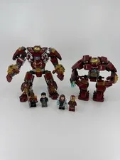 LEGO MARVEL HulkBuster Lot 76031 and 76247 Mini figures Incomplete Sets